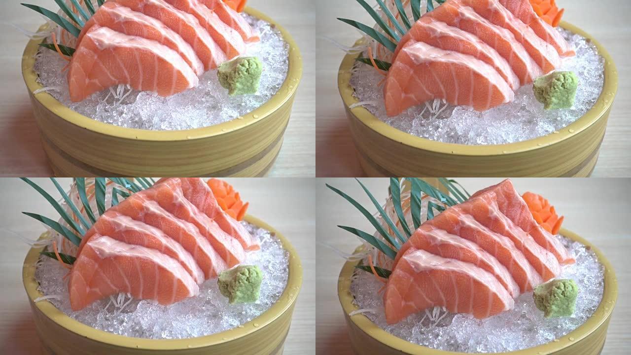 寿司鲑鱼寿司鲑鱼美食