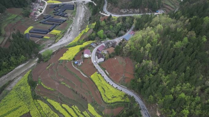 陕西省安康市石泉县汉江秦岭巴山大景航拍