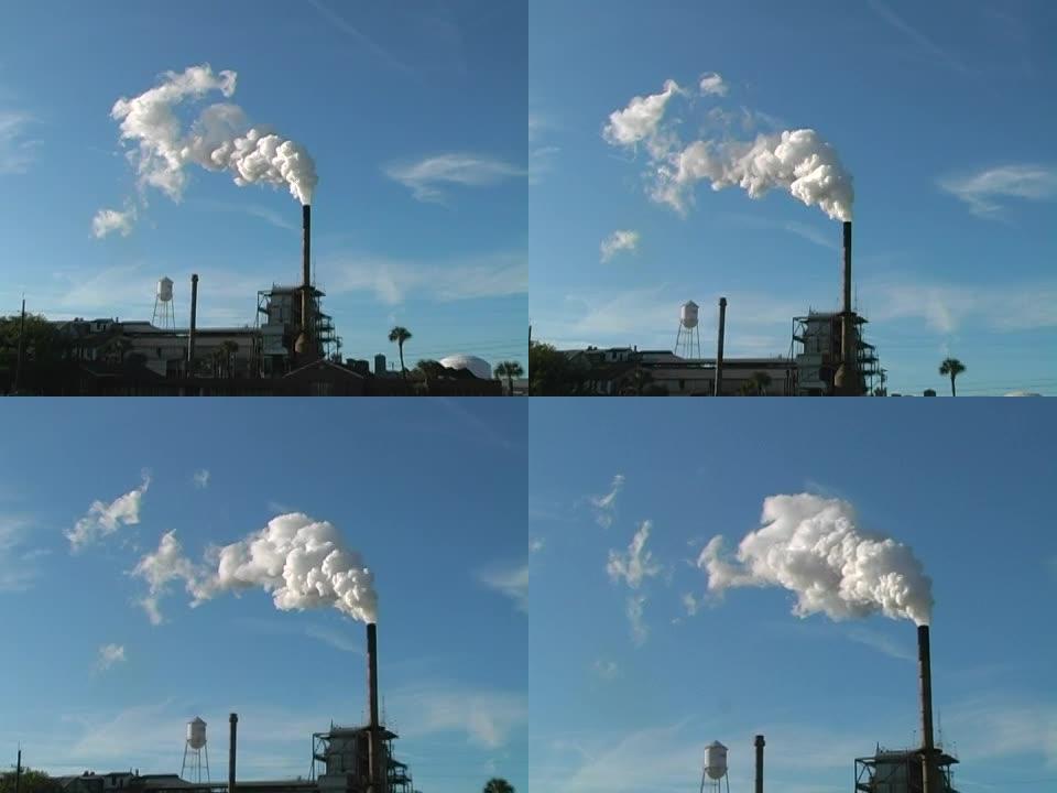 烟雾烟囱烟囱污染废气排放石化油化工火电