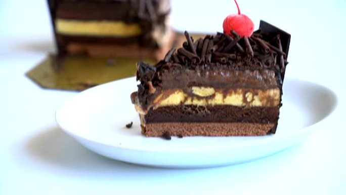 巧克力冰糕甜品展示手工蛋糕