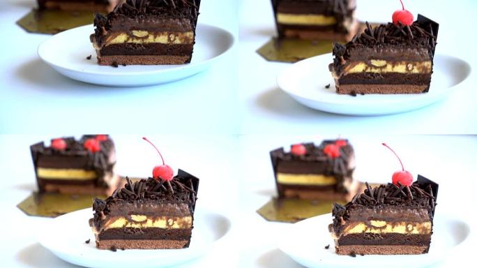 巧克力冰糕甜品展示手工蛋糕
