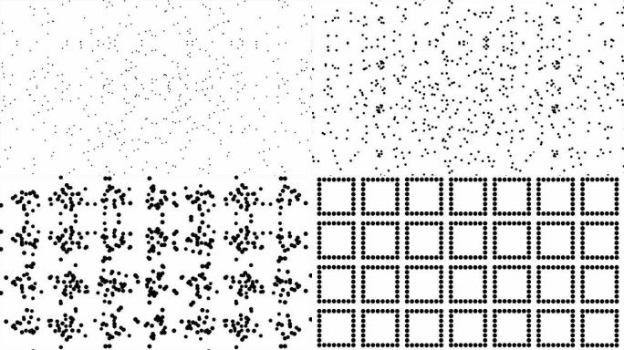 方块-纯黑点：图案（过渡）