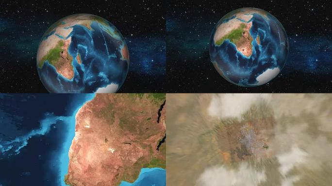 地球放大-纳米比亚-温得和克