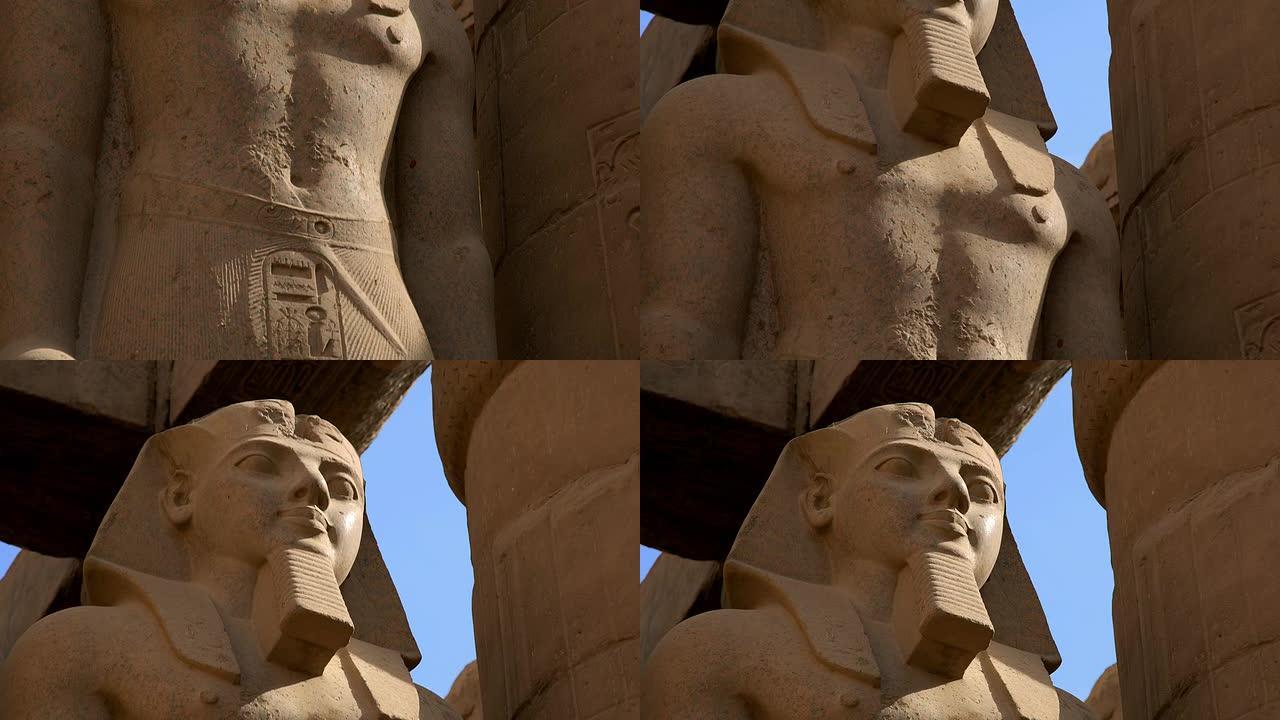 来自埃及卢克索卢克索神庙的拉美西斯二世雕像