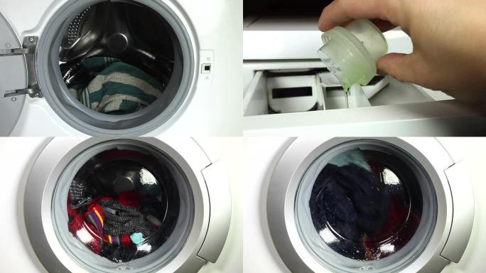 洗衣机工作流程