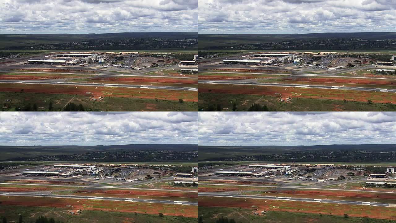 巴西利亚机场-空中景观-联邦区,巴西利亚,巴西