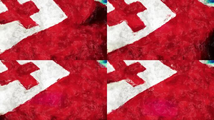 汤加艺术旗帜