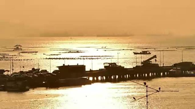 泰国春武里镇的海景