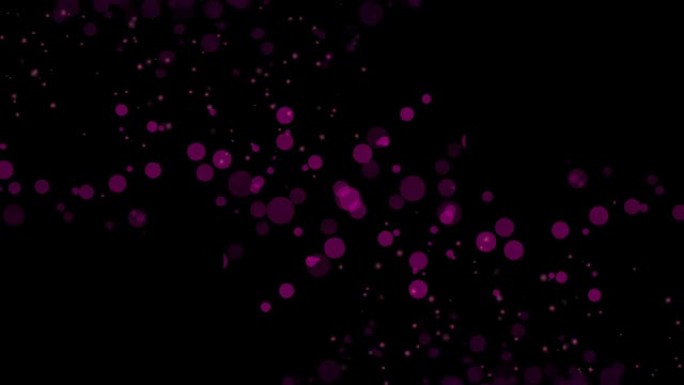 紫色粒子背景视频循环（全高清）-库存视频