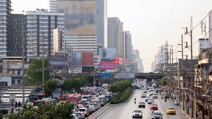 曼谷市交通小时曼谷市泰国车流