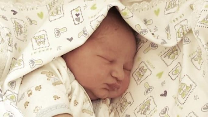新生儿传统胶片效果影像资料小宝宝