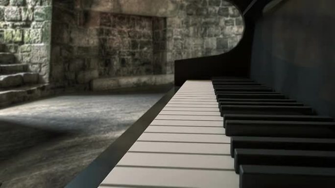 地牢钢琴弹奏音乐创作喜欢音乐