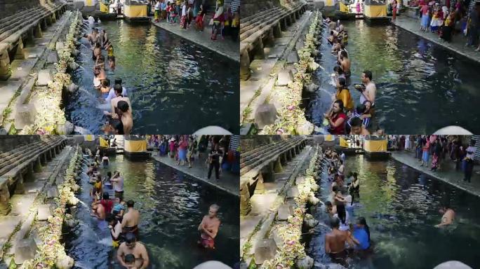 印度尼西亚巴厘岛蒂尔塔恩普的圣泉