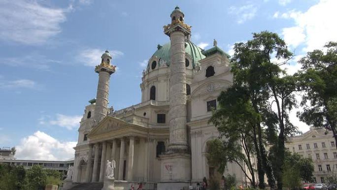圣查尔斯教堂-维也纳，奥地利
