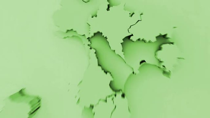 平面世界地图平面世界地图绿色