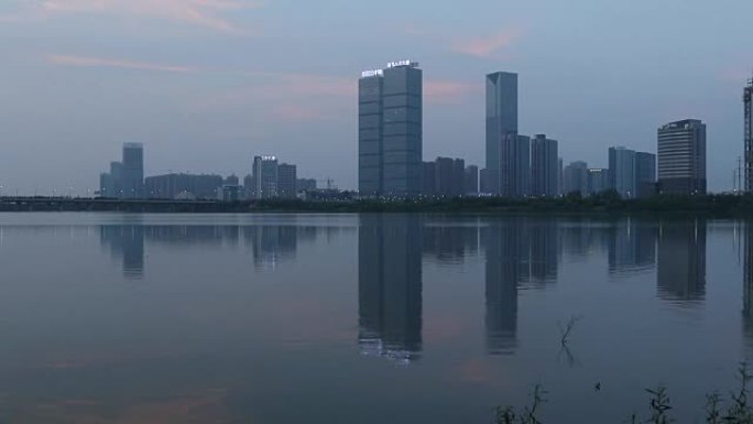 中国的城市、湖泊和建筑