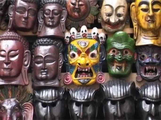 尼泊尔面具