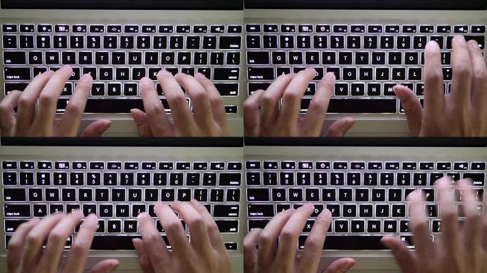 4K: 手敲笔记本电脑