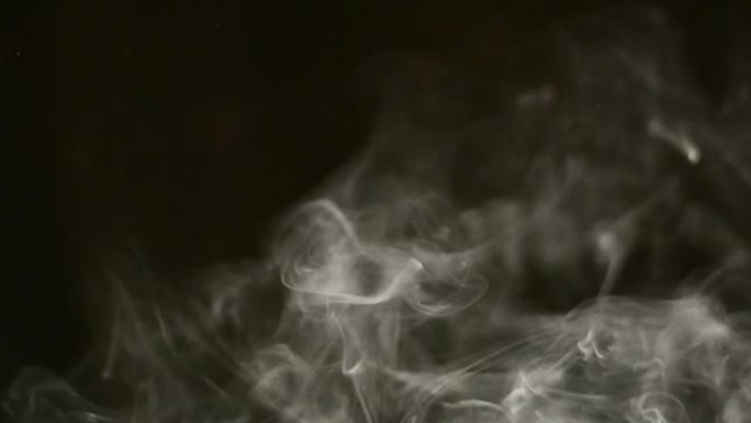烟视频素材元素沉香白烟上升