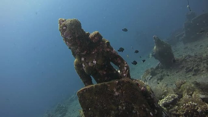 水下佛像水下佛像