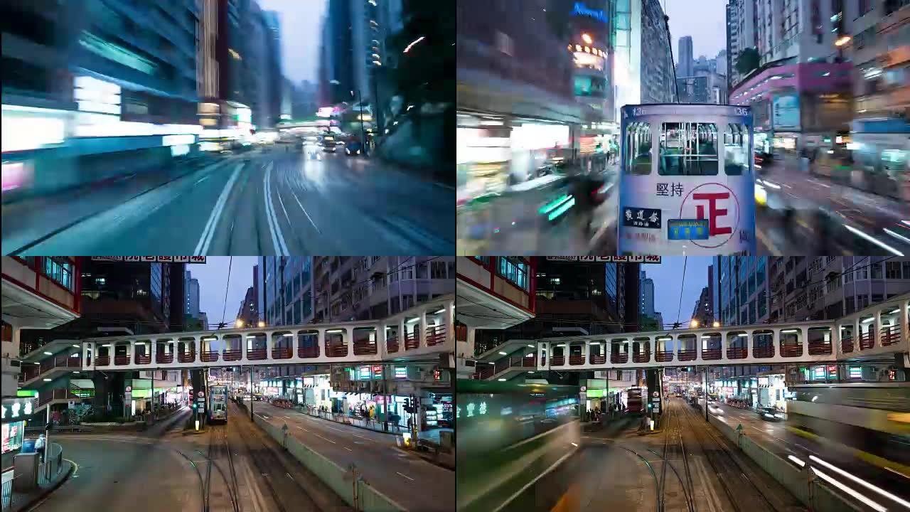 时间流逝-“当当” 巴士在香港行驶