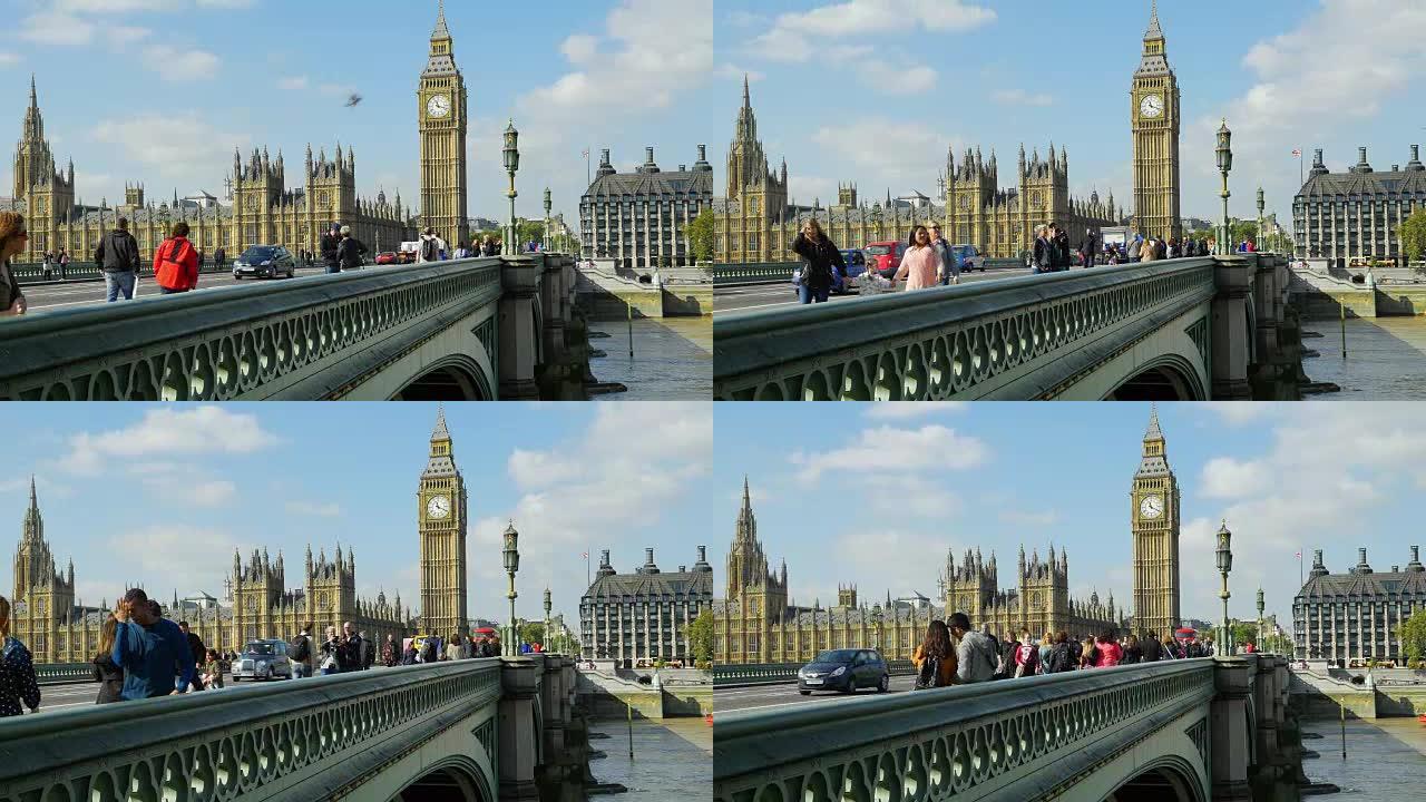 伦敦威斯敏斯特大桥和议会 (4K/UHD至高清)