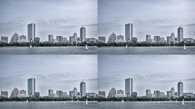 波士顿市和河流