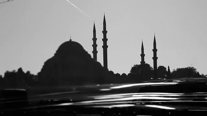 高清：苏莱曼尼耶清真寺；交通