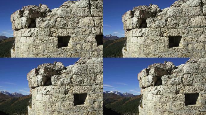 多洛米蒂山脉的老堡垒PAN