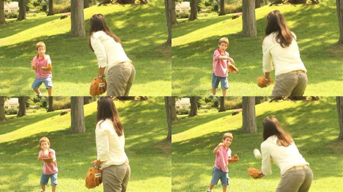 母子投掷棒球母子投掷棒球