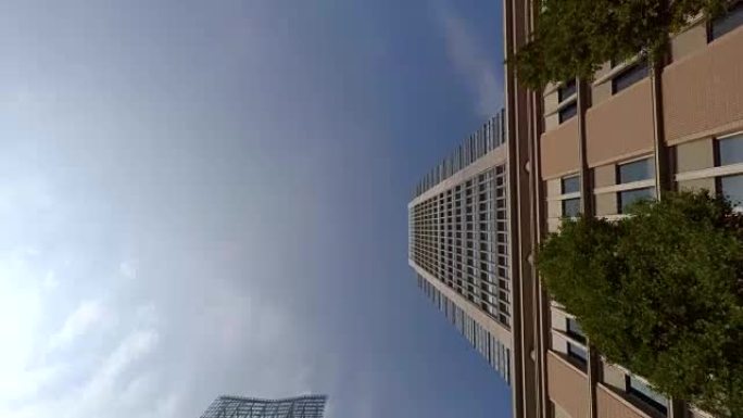 建筑-仰望天空-Marunouchi-4K-