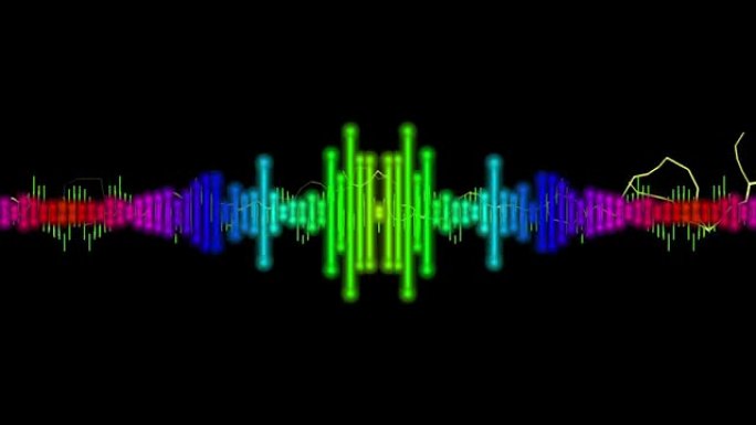 声音均衡器条波形波频音乐