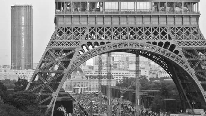 巴黎艾菲尔铁塔美丽巴黎旅游资源法国地标