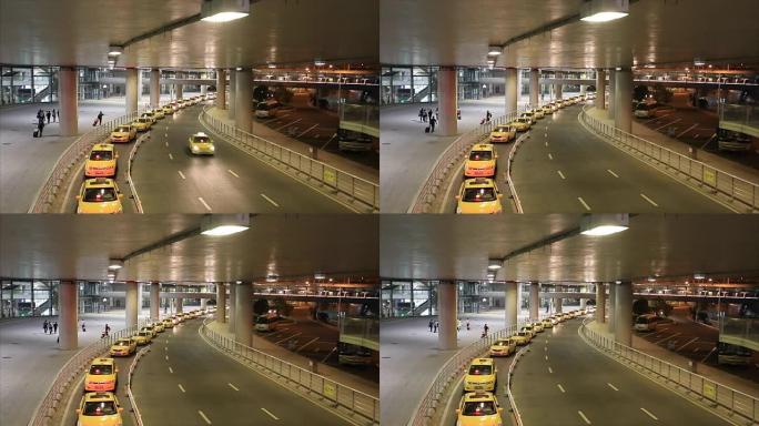 南京禄口国际机场黄色出租车拉客
