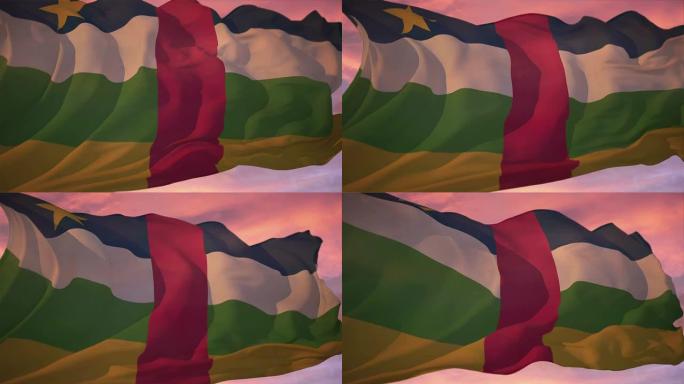 中非旗帜