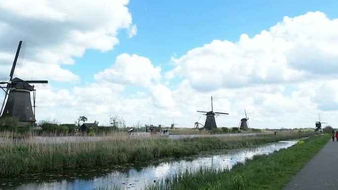 Mills Kinderdijk，荷兰。