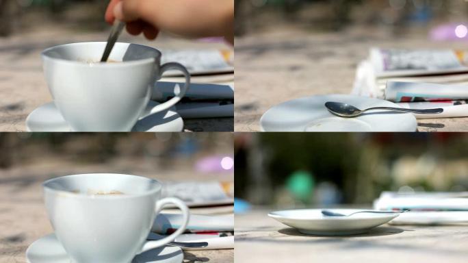 喝咖啡-三个片段