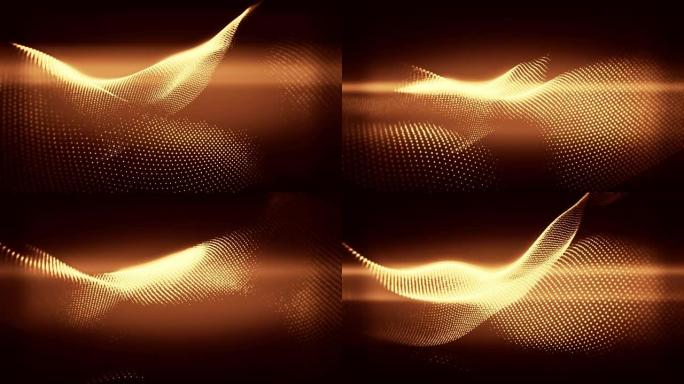 抽象形状波浪形环