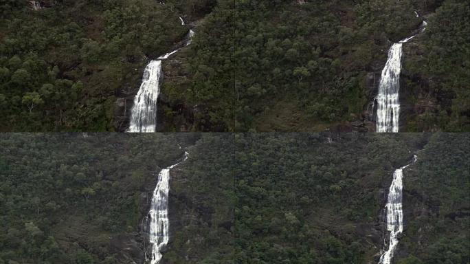 Cachoeira Do Fundo-空中景观-米纳斯吉拉斯州,巴西Aiuruoca