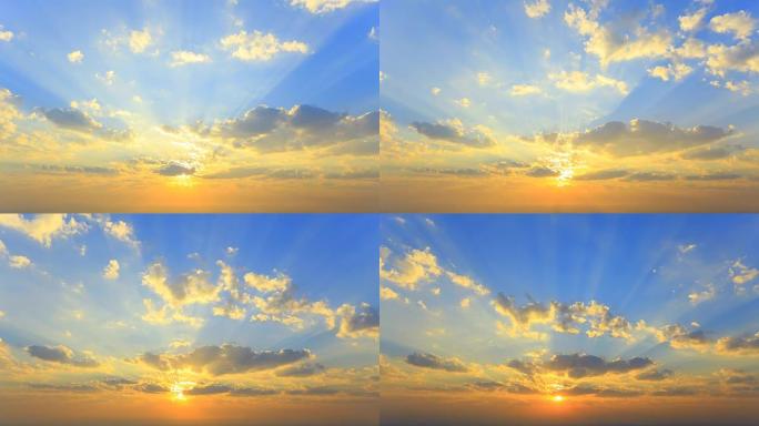 日落的时间流逝