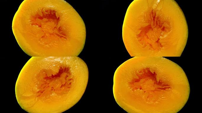 芒果热带水果健康抽象黑色背景