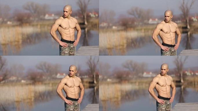 艰苦锻炼后休息