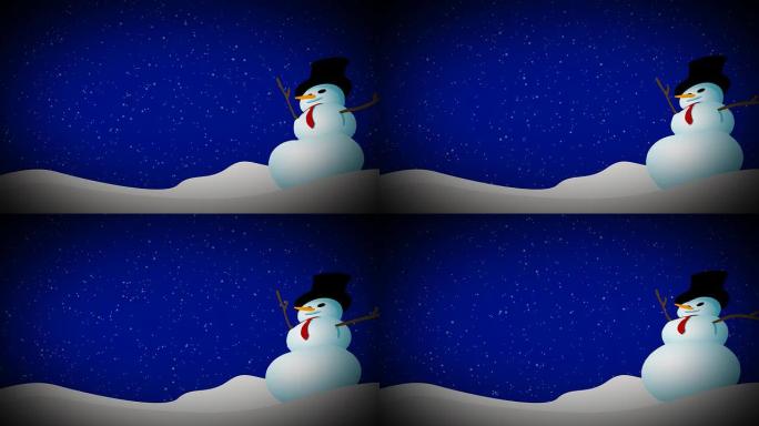 跳舞的雪人雪人跳舞的雪人