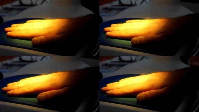 光疗（HD）手掌扫描手掌检测医学检查