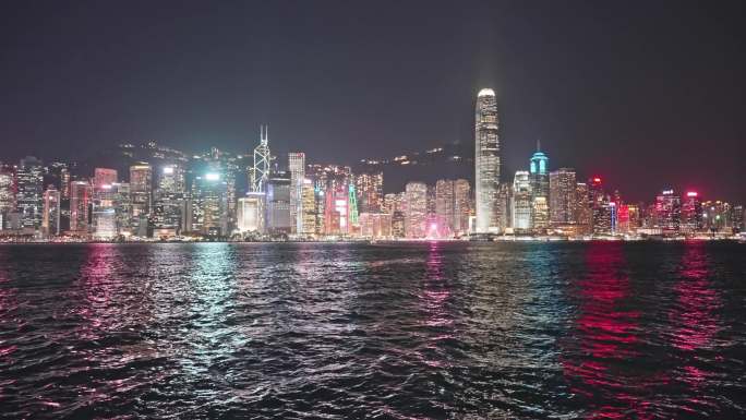 4K正版-香港维多利亚港城市夜景04