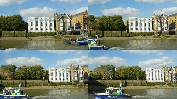 伦敦摇摆河畔船景（4K/UHD到HD）