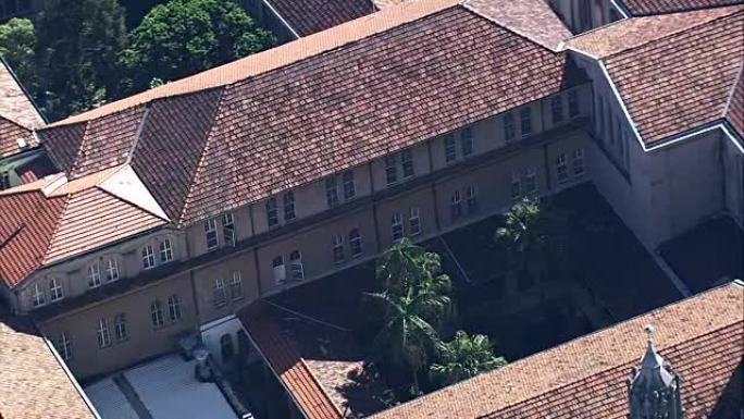 Mosteiro de s ã o Bento的屋顶-鸟瞰图-圣保罗，圣保罗，巴西