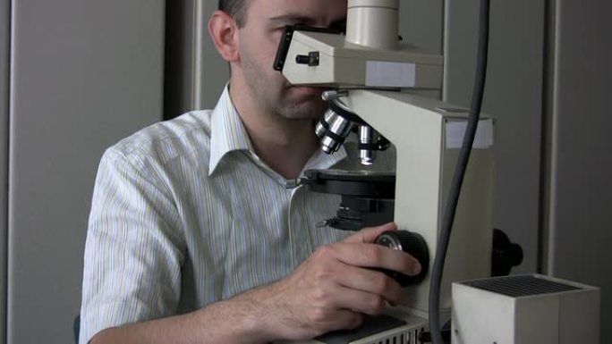 显微镜（HD）人类探索科学发现医学实验