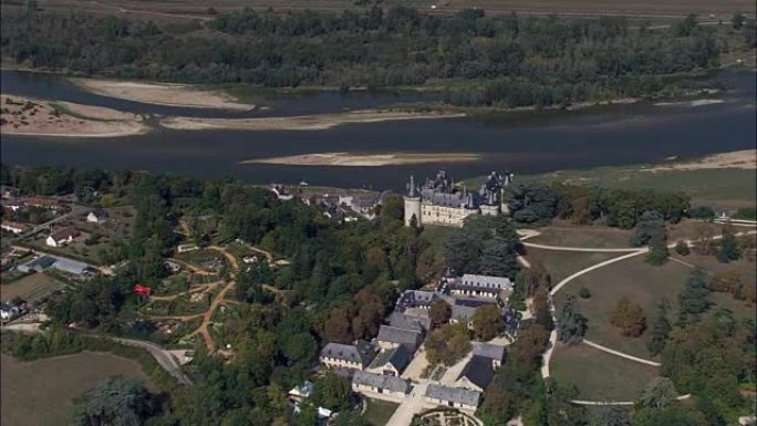 Chateau De Chaumont - Aerial View-Centre,卢瓦尔-谢尔省,布