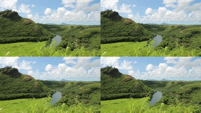 夏威夷考艾岛Wailua河州立公园景观